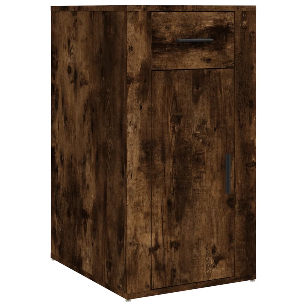 Büroschrank Räuchereiche 40x49x75 cm Holzwerkstoff