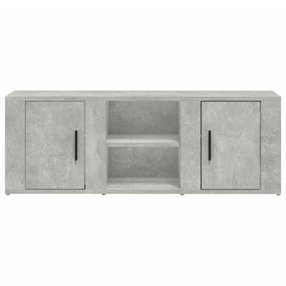 TV-Schrank Betongrau 100x31,5x35 cm Holzwerkstoff