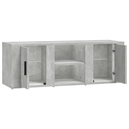 TV-Schrank Betongrau 100x31,5x35 cm Holzwerkstoff