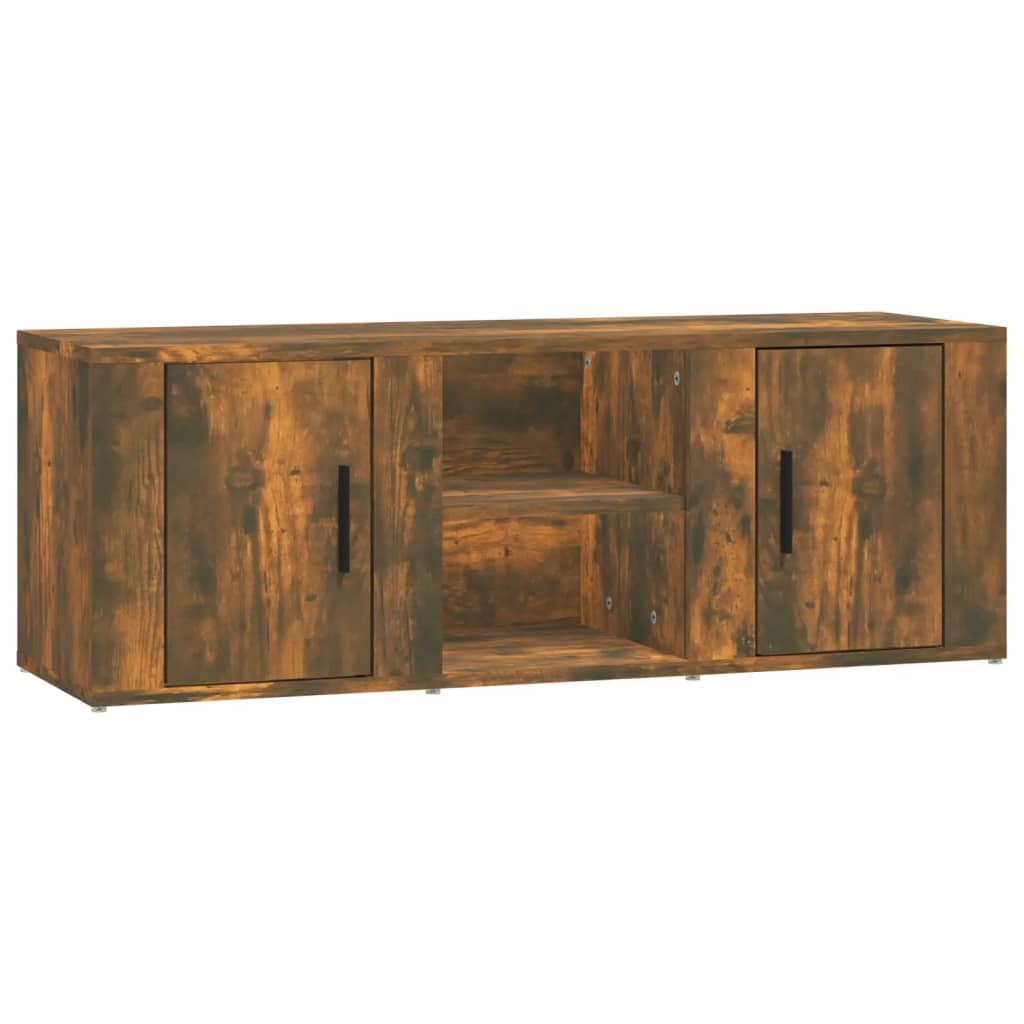 TV-Schrank Räuchereiche 100x31,5x35 cm Holzwerkstoff
