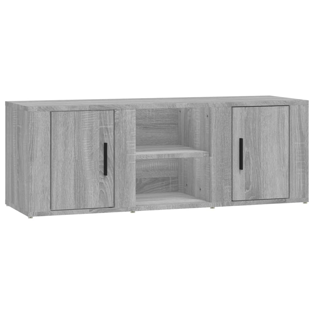 TV-Schrank Grau Sonoma 100x31,5x35 cm Holzwerkstoff