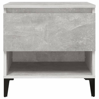 Beistelltisch Betongrau 50x46x50 cm Holzwerkstoff