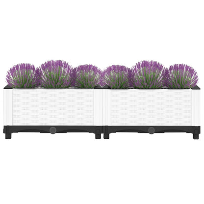 Hochbeet 80x40x23 cm Polypropylen