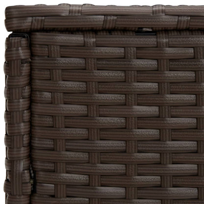 Beistelltische 3 Stk. Braun Poly Rattan