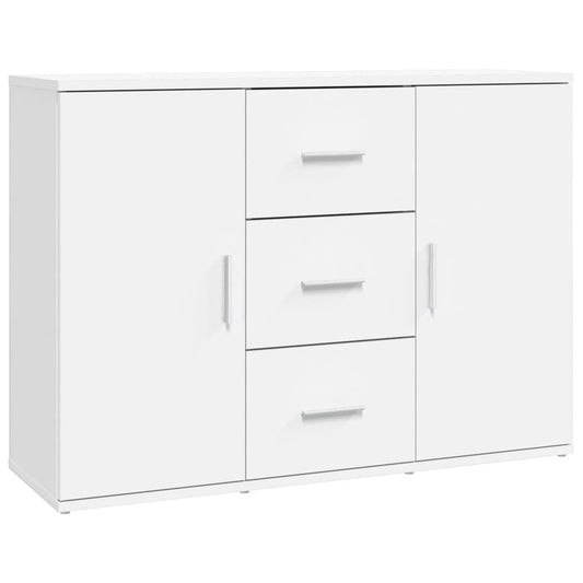 Sideboard Weiß 91x29,5x65 cm Holzwerkstoff