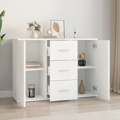 Sideboard Weiß 91x29,5x65 cm Holzwerkstoff