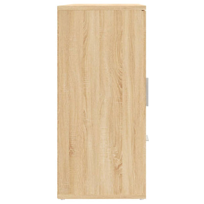 Sideboard Sonoma-Eiche 91x29,5x65 cm Holzwerkstoff