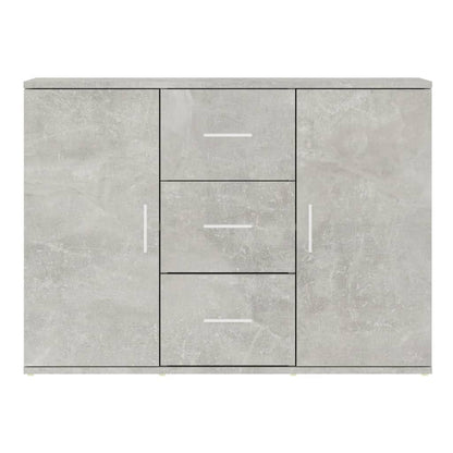 Sideboard Betongrau 91x29,5x65 cm Holzwerkstoff