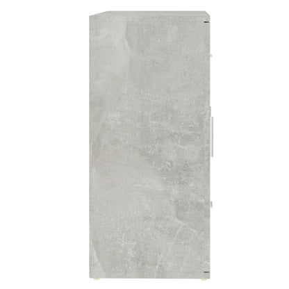 Sideboard Betongrau 91x29,5x65 cm Holzwerkstoff