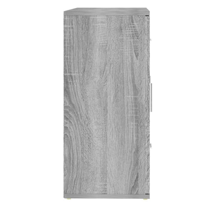 Sideboard Grau Sonoma 91x29,5x65 cm Holzwerkstoff
