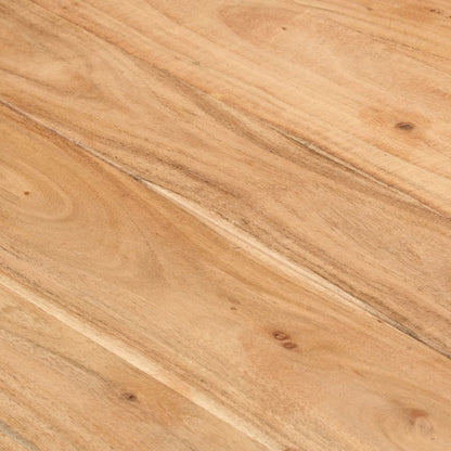 Esstisch Schwarz 180x90x77 cm Massivholz Akazie