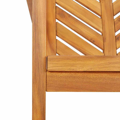 Garten Essgruppe 3 pcs Braun 90 x 90 x 74 cm Akazie Massivholz