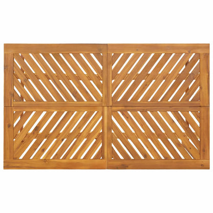 Garten Essgruppe 6 pcs Braun 150 x 90 x 74 cm Akazie Massivholz