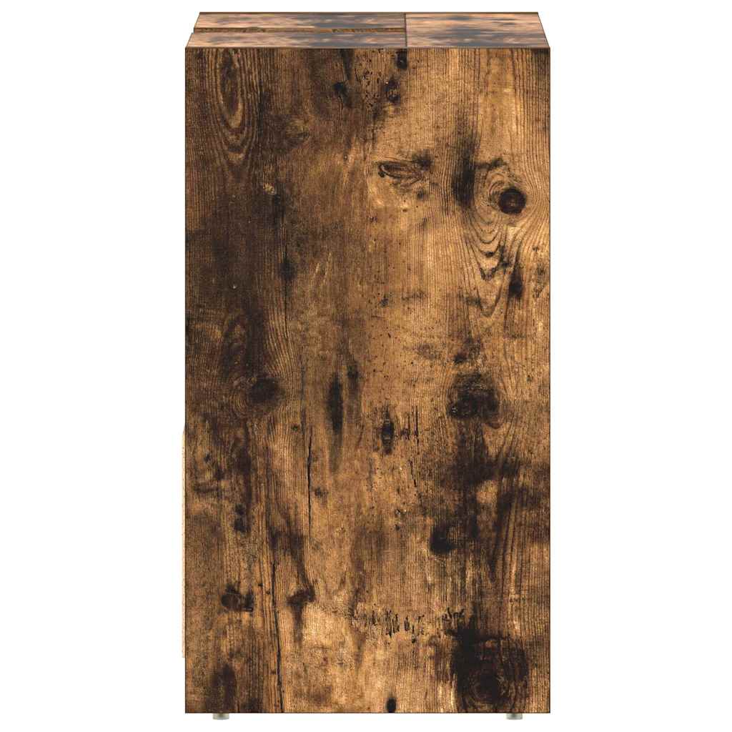 Badschrank Räuchereiche 60x33x61 cm Holzwerkstoff