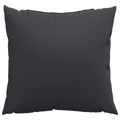 Sofakissen 4 Stk. Schwarz 60x60 cm Stoff