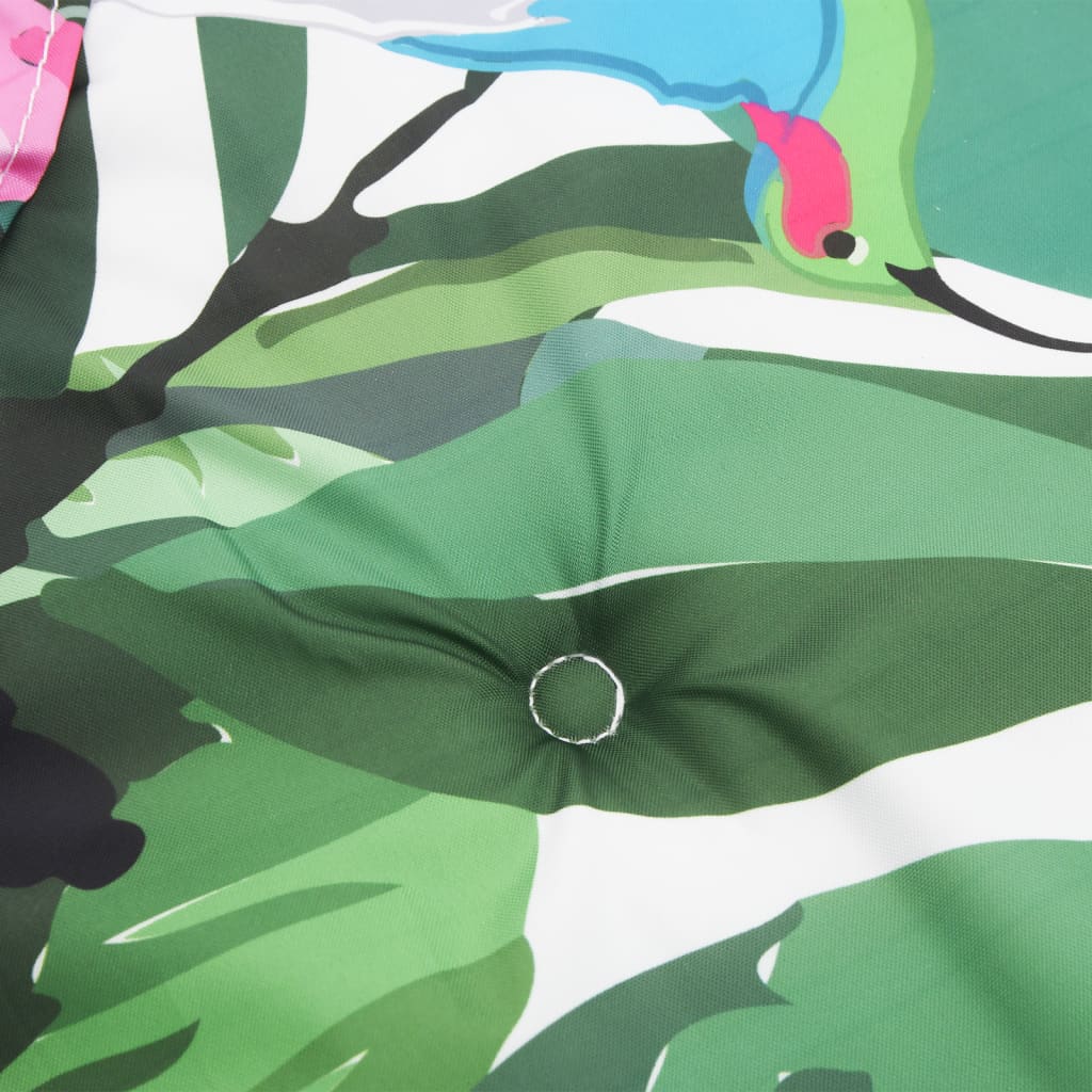 Gartenstuhl-Kissen 6 Stk. Mehrfarbig 40x40x4 cm Stoff