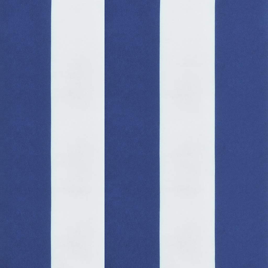 Gartenstuhl-Kissen 2 Stk. Blau & Weiß Gestreift 50x50x4cm Stoff