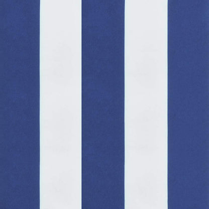 Gartenstuhl-Kissen 2 Stk. Blau & Weiß Gestreift 50x50x4cm Stoff