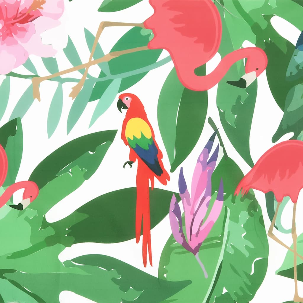 Gartenstuhl-Kissen 2 Stk. Mehrfarbig 50x50x4 cm Stoff