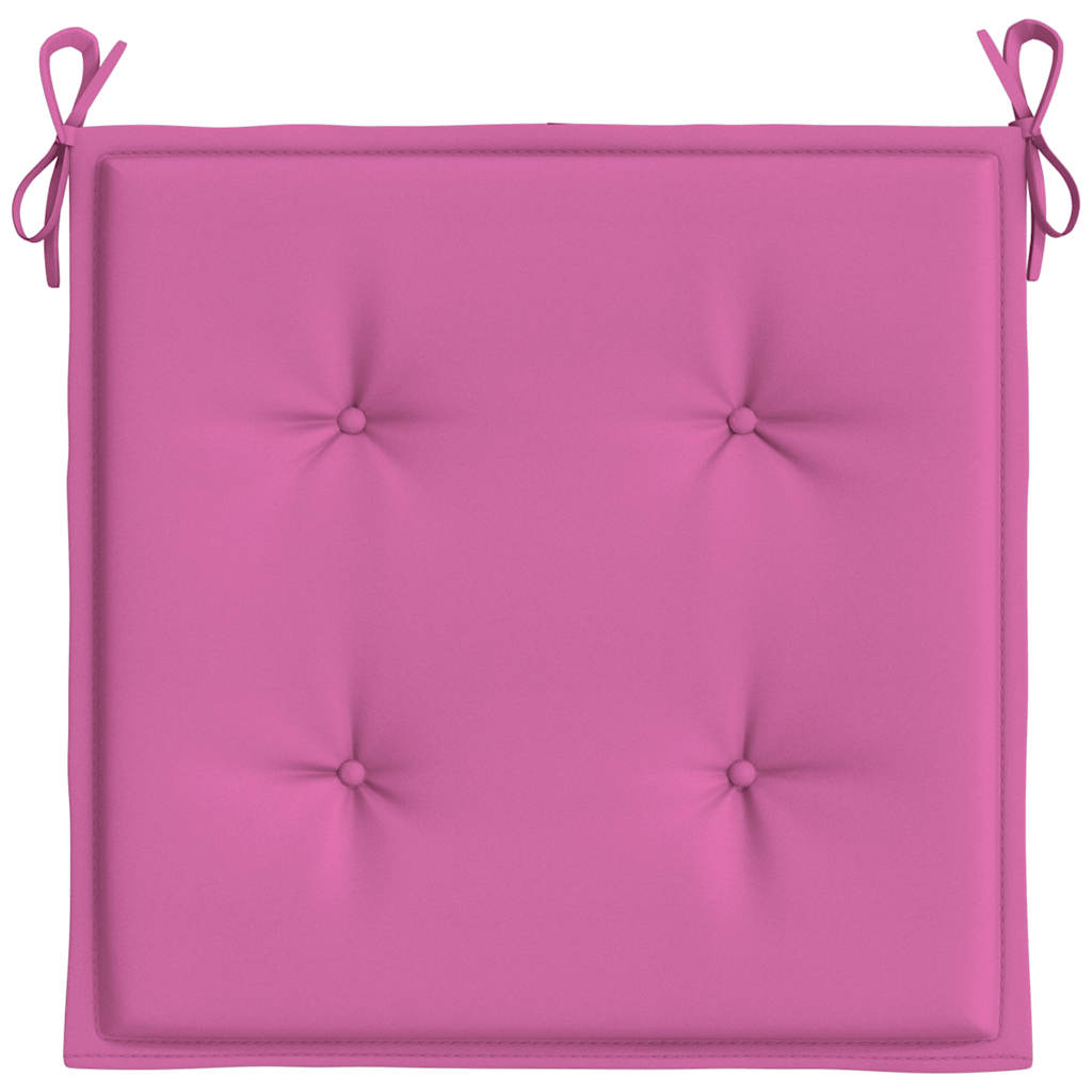 Gartenstuhl-Kissen 6 Stk. Rosa 50x50x4 cm Stoff