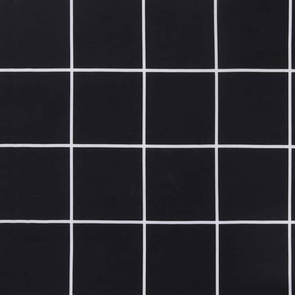 Gartenbank-Kissen Plaid Schwarz 180 x 50 x 4 cm Oxford Stoff