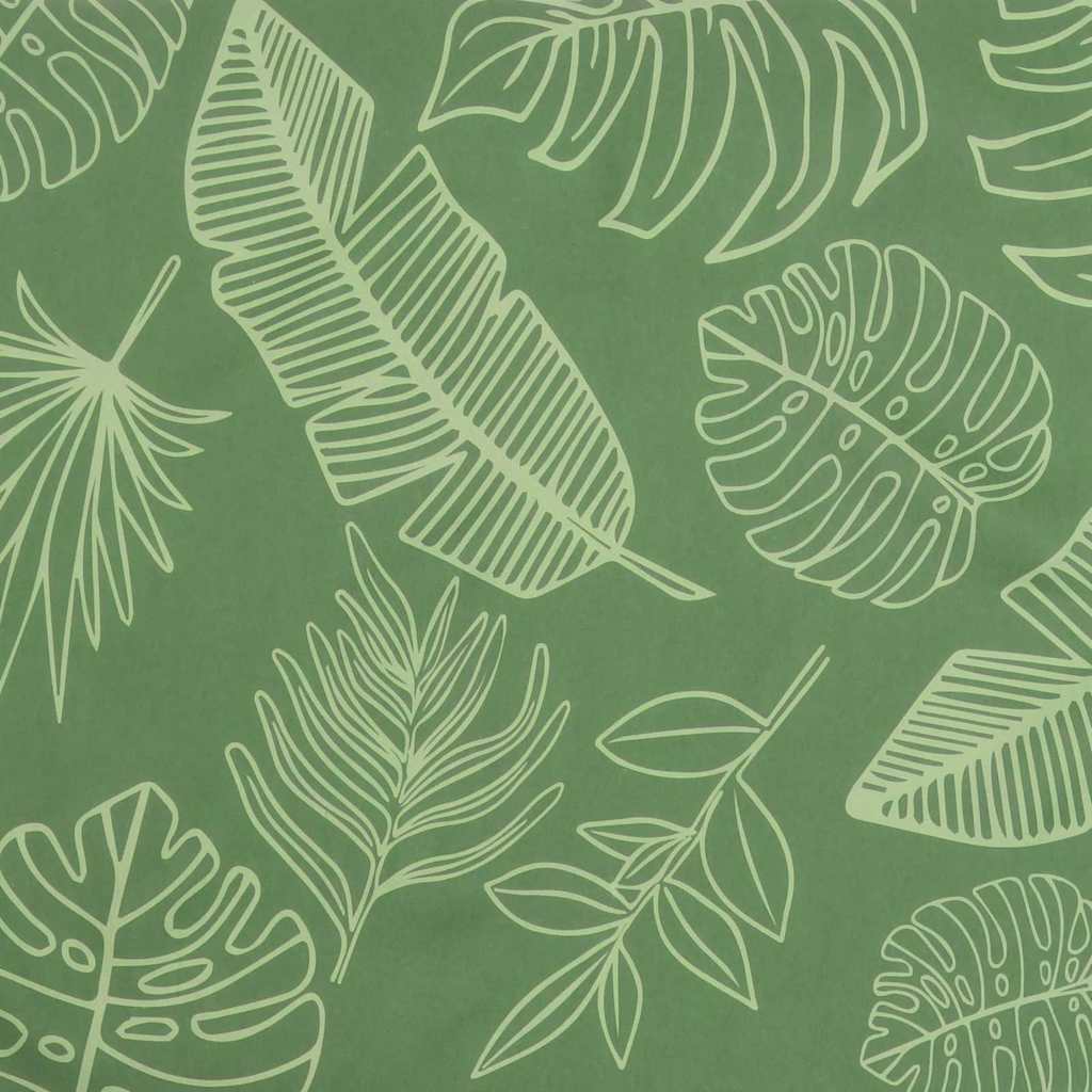 Gartenbank-Kissen Floral Grün 180 x 50 x 4 cm Oxford Stoff