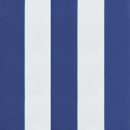 Hochlehner-Auflagen 2 Stk. Blau & Weiß Gestreift Stoff