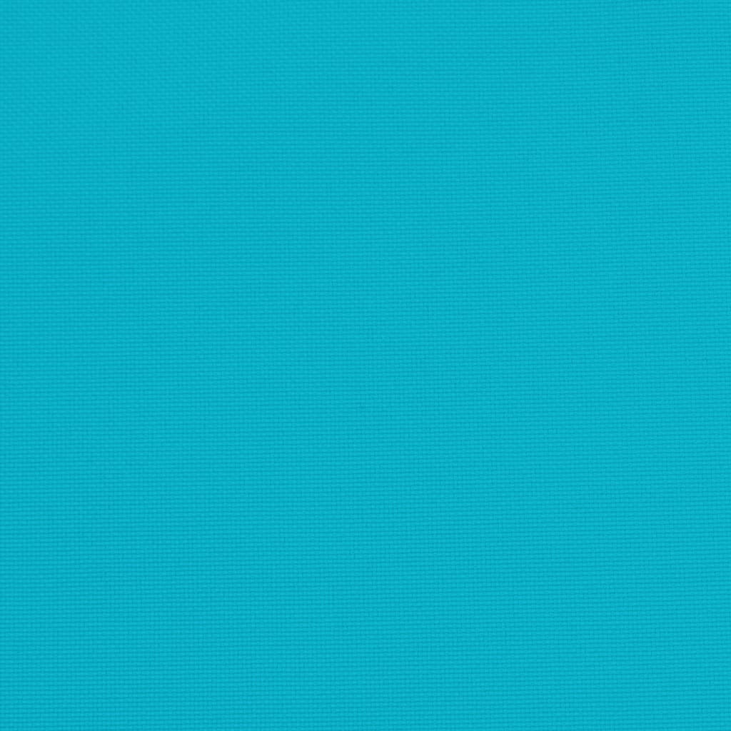 Hochlehner-Auflagen 4 Stk. Türkis Stoff