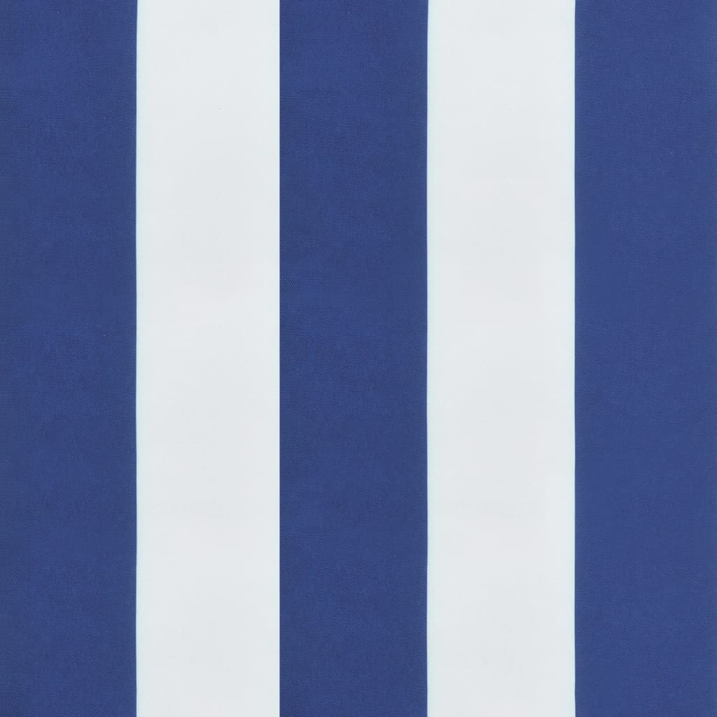 Gartenbank-Auflage Blau & Weiß Gestreift 100x50x7 cm