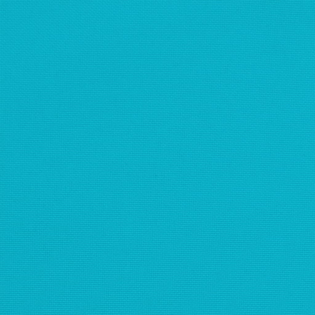 Gartenbank-Auflagen 2 Stk. Türkis 100x50x7 cm Stoff