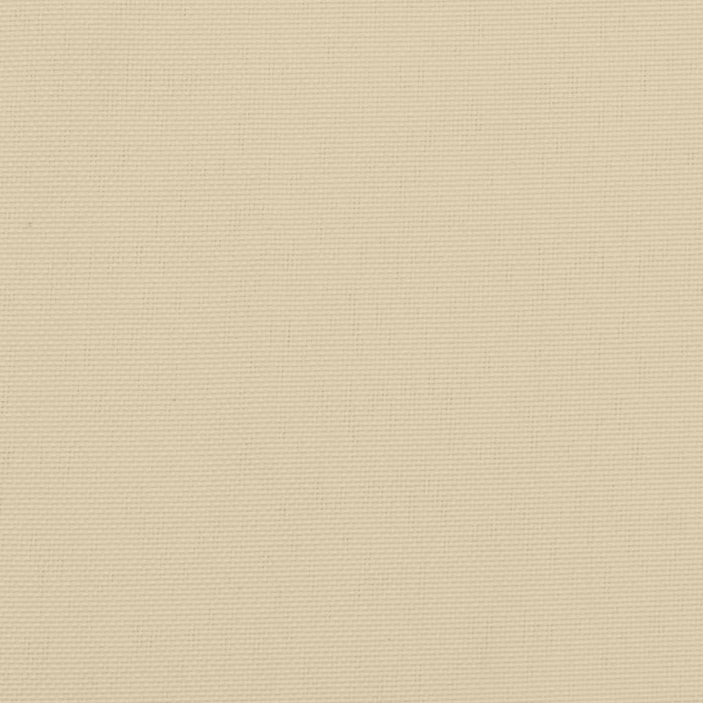 Gartenbank-Auflagen 2 Stk. Beige 150x50x7 cm Oxford-Gewebe