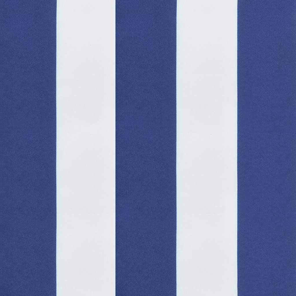 Gartenbank-Auflagen 2 Stk. Blau&Weiß Gestreift 150x50x7cm Stoff