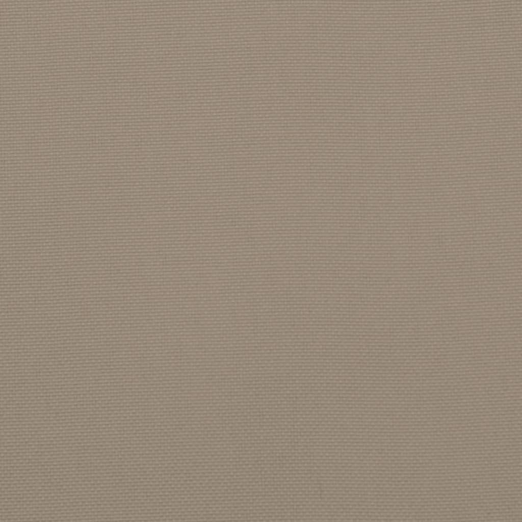 Gartenbank-Auflagen 2 Stk. Taupe 180x50x7 cm Oxford-Gewebe