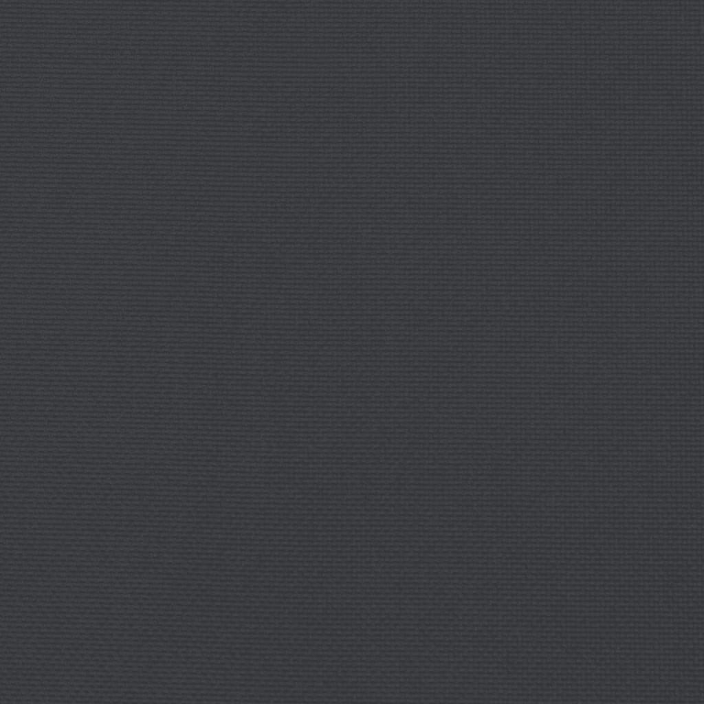Gartenbank-Auflagen 2 Stk. Schwarz 200x50x7 cm Oxford-Gewebe