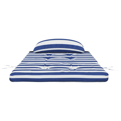 Adirondack-Auflagen 2 Stk. Blau & Weiß Gestreift Oxford-Gewebe