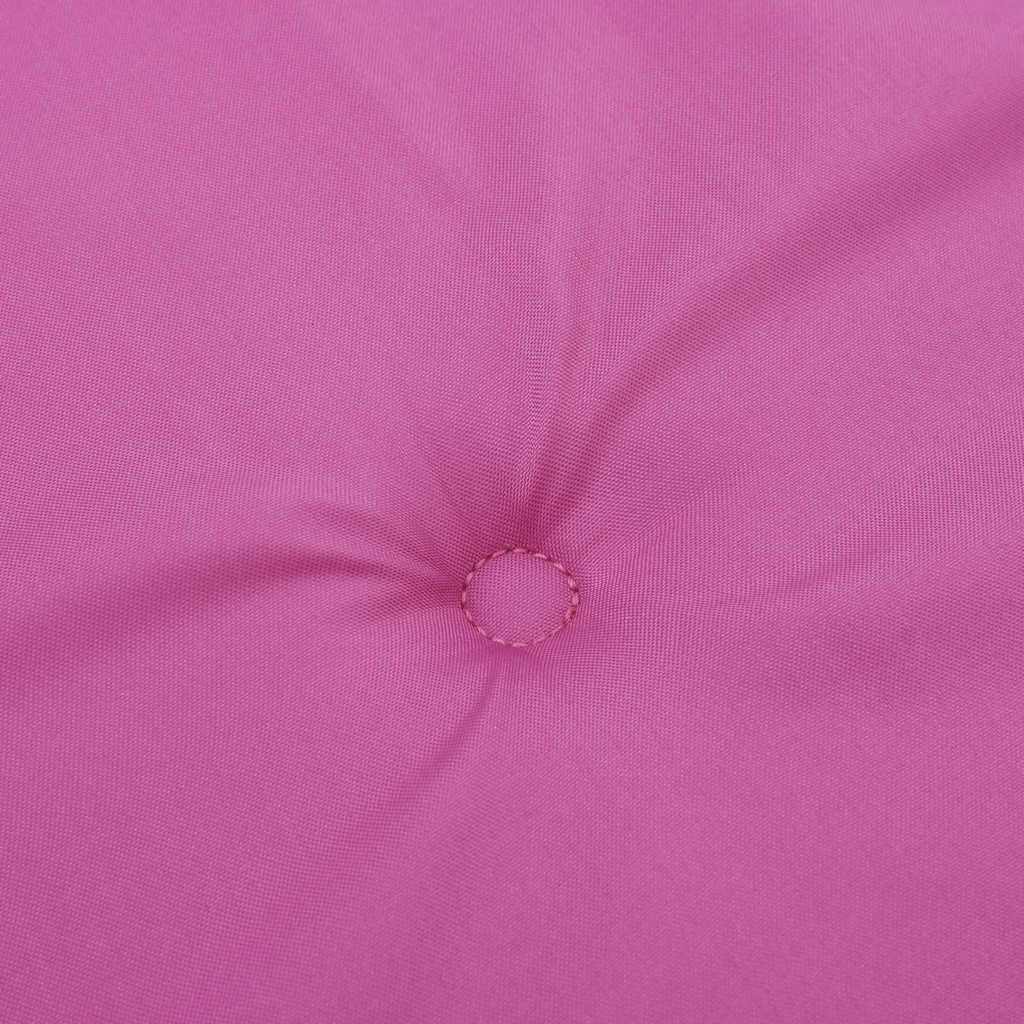 Hochlehner-Auflagen 6 Stk. Rosa Oxford-Gewebe