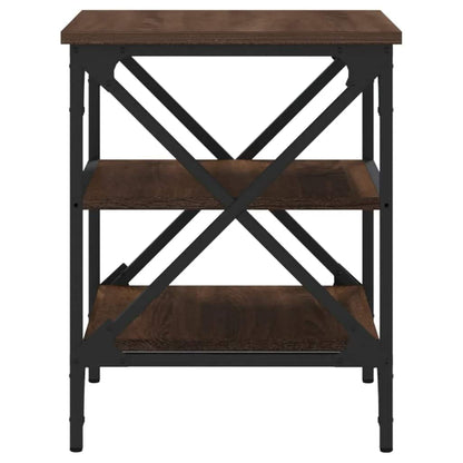 Beistelltisch Braun Eichen-Optik 40x42x50 cm Holzwerkstoff