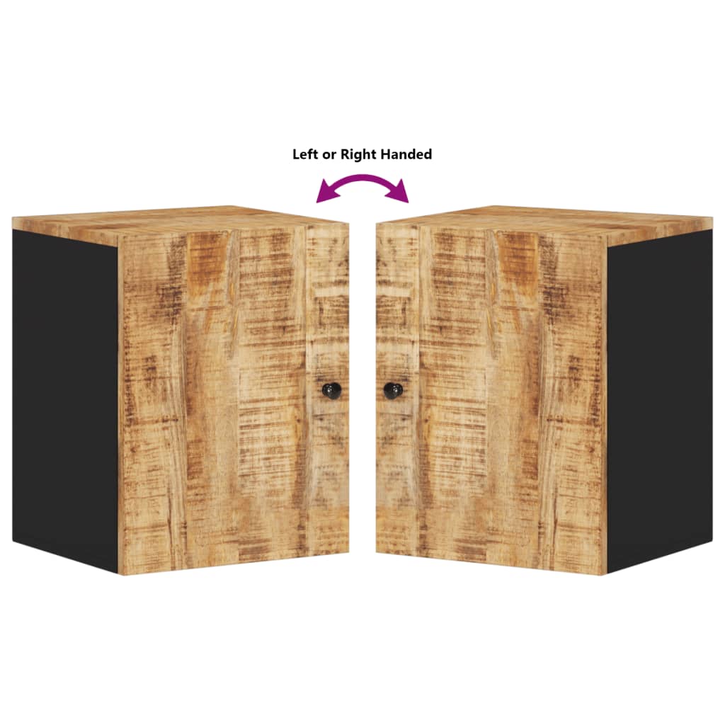 Bad-Wandschrank 38x33x48 cm Massivholz Mango