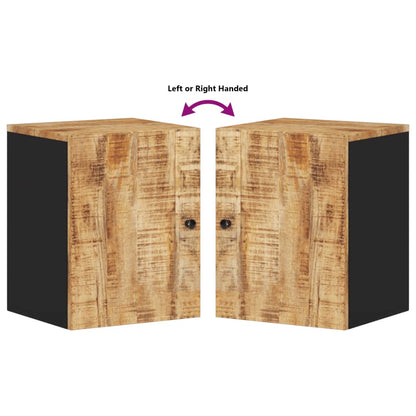 Bad-Wandschrank 38x33x48 cm Massivholz Mango