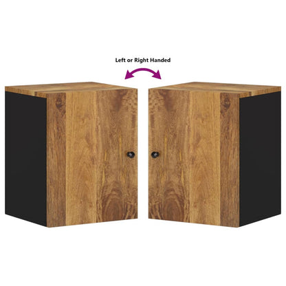 Bad-Wandschrank 38x33x48 cm Massivholz Mango