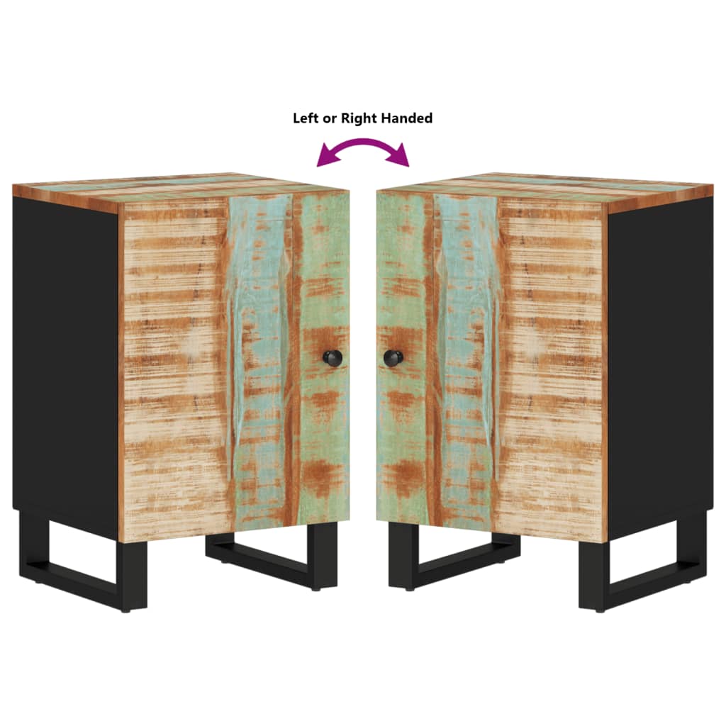 Badschrank 38x33x58 cm Altholz Massiv