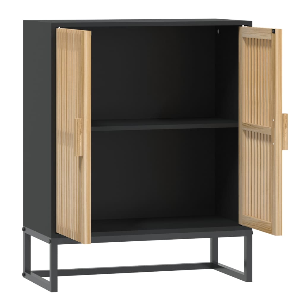 Sideboard Schwarz 60x30x75 cm Holzwerkstoff