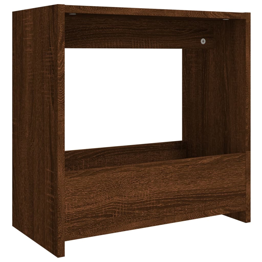 Beistelltisch Braun Eichen-Optik 50x26x50 cm Holzwerkstoff