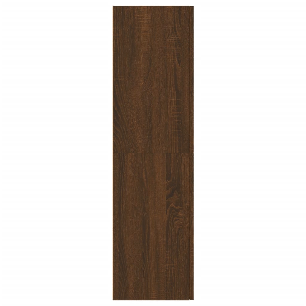 TV-Wandschrank Braun Eichen-Optik 30,5x30x110 cm