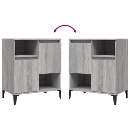 Sideboard Grau Sonoma 60x35x70 cm Holzwerkstoff
