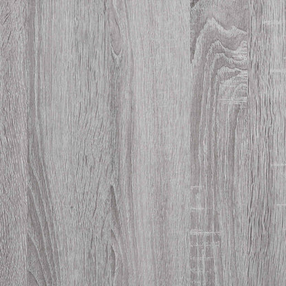 Schreibtisch Grau Sonoma 100x50x76 cm Holzwerkstoff und Eisen