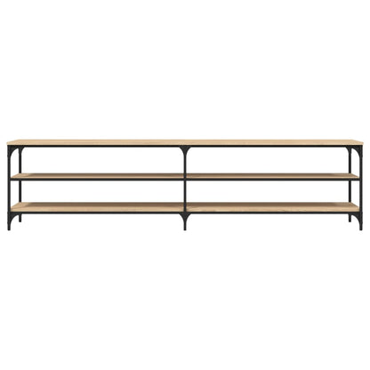 TV-Schrank Sonoma-Eiche 200x30x50 cm Holzwerkstoff und Metall