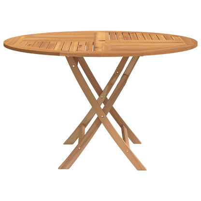 Gartentisch Klappbar Ø 110x75 cm Massivholz Teak