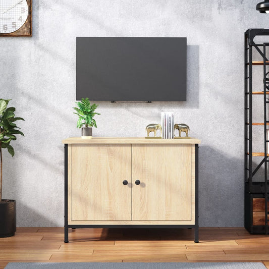 TV-Schrank mit Türen Sonoma-Eiche 60 x 35 x 45 cm Holzwerkstoff