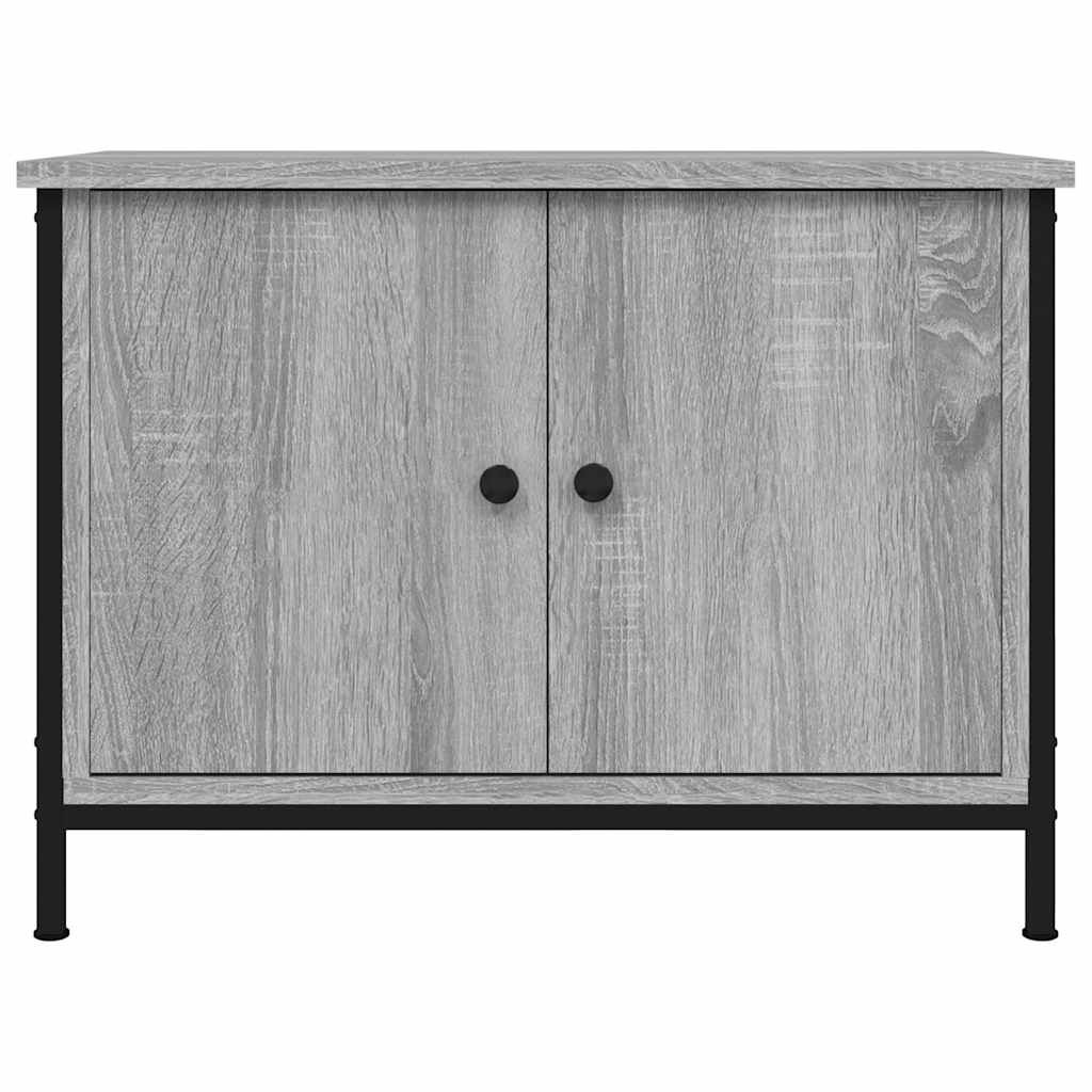 TV-Schrank mit Türen Grau Sonoma 60x35x45 cm Holzwerkstoff